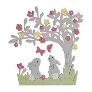 Sizzix - 663320 - Kaninscen - Utklippsmall Sizzix - 663320 - Kaninscen - Utklippsmall