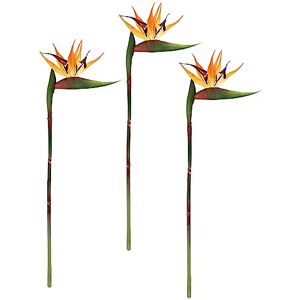 I.GE.A. Guld Strelitzie Kunstblomma - Exotiskt Set med 3 I.GE.A. Guld Strelitzie Kunstblomma - Exotiskt Set med 3