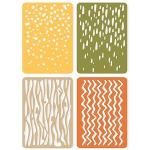 Sizzix Infinite Doodles #2 Skär- och präglingsmall - Die Cut & Embossing Folder Sizzix Infinite Doodles #2 Skär- och präglingsmall - Die Cut & Embossing Folder