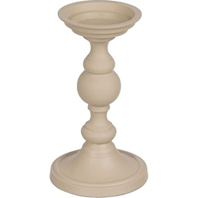 BigBuy Home Ljushållare Aluminium Grädde 15 x 15 x 25 cm BigBuy Home Ljushållare Aluminium Grädde 15 x 15 x 25 cm