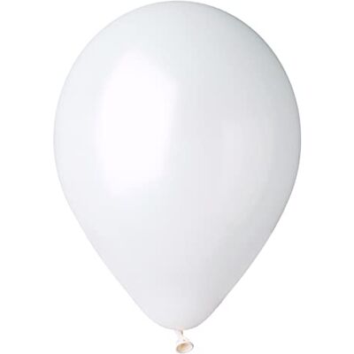 Ciao Kuvert 100 st högkvalitativa naturliga latexballonger G120 (Ø 33 cm/13 tum) pärlvit Ciao Kuvert 100 st högkvalitativa naturliga latexballonger G120 (Ø 33 cm/13 tum) pärlvit