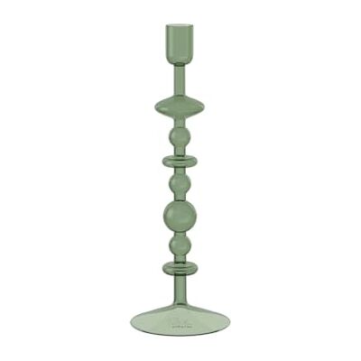 Villeroy & Boch – Like Home Sage Ljusstake, stor, grön, elegant, modern design, för blockljus, dekorativ ljusstake, borosilikatglas Villeroy & Boch – Like Home Sage Ljusstake, stor, grön, elegant, modern design, för blockljus, dekorativ ljusstake, borosilikatglas