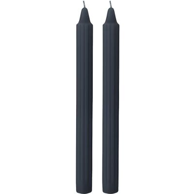 Cereria Di Giorgio Set med 8 räfflade dekorativa ljusstakar Doriska, blå nattljus livslängd 8 timmar- diameter 2,2 cm, höjd 25 cm - Cereria Di Giorgio Set med 8 räfflade dekorativa ljusstakar Doriska, blå nattljus livslängd 8 timmar- diameter 2,2 cm, höjd 25 cm -