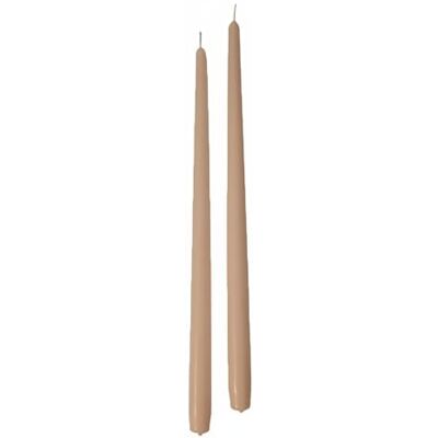 Cereria di Giorgio risthò Kerzen konisch-Kerzenhalter, Wachs, Taupe, 2.2 x 40 cm, 6 Stück - Ljusstake Cereria di Giorgio risthò Kerzen konisch-Kerzenhalter, Wachs, Taupe, 2.2 x 40 cm, 6 Stück - Ljusstake
