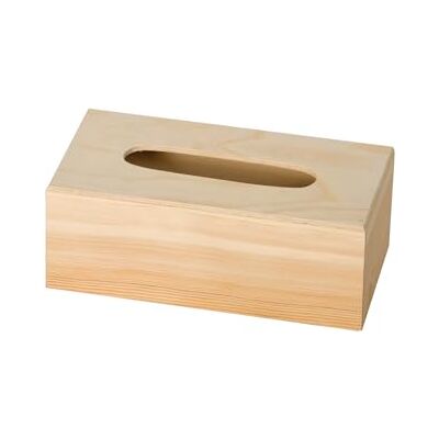 ARTEMIO Modell - Träbeige väggask för näsdukar 25x13x9cm ARTEMIO Modell - Träbeige väggask för näsdukar 25x13x9cm