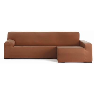 Eysa Bielastiskt sofföverdrag för schäslong med lång arm höger sida framifrån färg panna design Harlem Eysa Bielastiskt sofföverdrag för schäslong med lång arm höger sida framifrån färg panna design Harlem