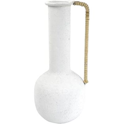 All Chic Helt elegant metall blomma vas vit kanna vaser för blommor blomma vas vit kanna vas dekorativ kanna vas vintage vas All Chic Helt elegant metall blomma vas vit kanna vaser för blommor blomma vas vit kanna vas dekorativ kanna vas vintage vas