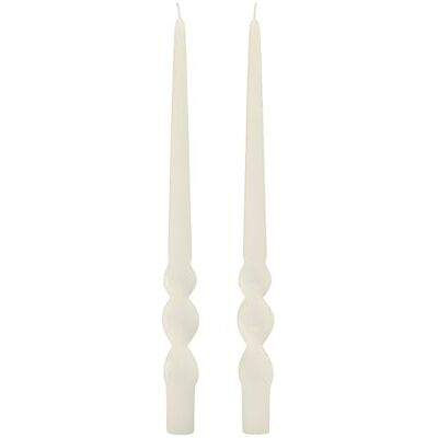 Cereria Di Giorgio Voluta spiral handgjorda ljus set om 40 cm – höjd 40 cm grädde Cereria Di Giorgio Voluta spiral handgjorda ljus set om 40 cm – höjd 40 cm grädde