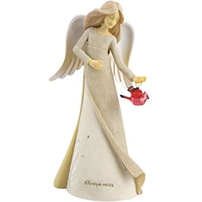 Enesco Foundations Expressions Always Near Cardinal Rememberance Angel Figurine, 19 cm, Flerfärgad Enesco Foundations Expressions Always Near Cardinal Rememberance Angel Figurine, 19 cm, Flerfärgad