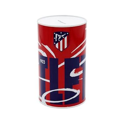 ATLETICO DE MADRID 1903 CyP Brands Atletico Madrid Metallspargris, Förseglad, Stor Sparbössa, Röd, Officiell Produkt ATLETICO DE MADRID 1903 CyP Brands Atletico Madrid Metallspargris, Förseglad, Stor Sparbössa, Röd, Officiell Produkt