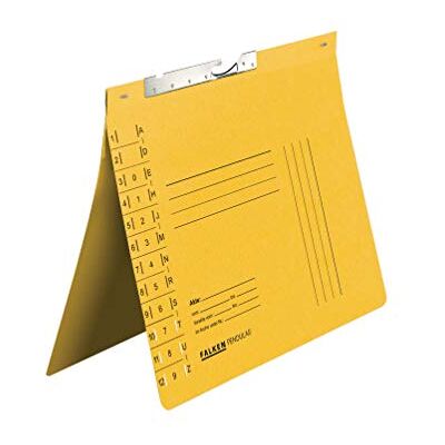 FALKEN Falsk pendelstång och hängmapp Myndighetshäftning med stansning Behördenheftung GUL FALKEN Falsk pendelstång och hängmapp Myndighetshäftning med stansning Behördenheftung GUL