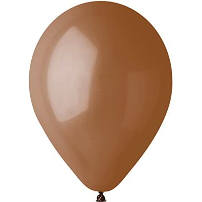 Ciao Kuvert 100 st högkvalitativa naturliga latexballonger G120 (Ø 33 cm/13 tum), mockabrun Ciao Kuvert 100 st högkvalitativa naturliga latexballonger G120 (Ø 33 cm/13 tum), mockabrun