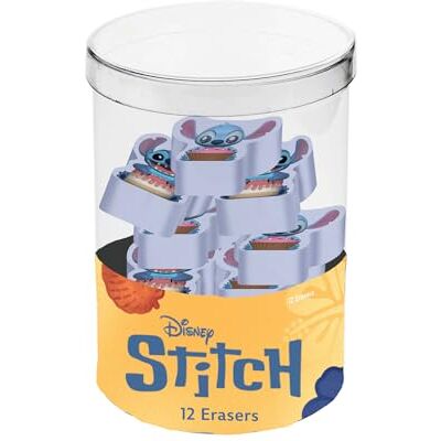 Disney Lilo och Stitch Mix-Cube med 12 radergummi, lila Disney Lilo och Stitch Mix-Cube med 12 radergummi, lila