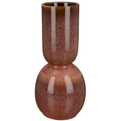 GILDE Vas Rasto keramik rosa glänsande glaserad höjd 30 cm diameter 13 cm dekoration hemtillbehör blomvas presentidé GILDE Vas Rasto keramik rosa glänsande glaserad höjd 30 cm diameter 13 cm dekoration hemtillbehör blomvas presentidé