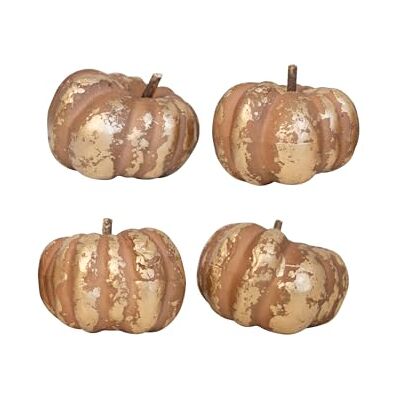 HEITMANN DECO Pumpaset med 4 orange, ca 15 x 15 cm, 1090575 HEITMANN DECO Pumpaset med 4 orange, ca 15 x 15 cm, 1090575