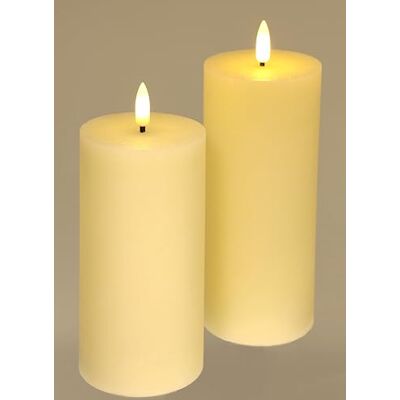 Flair Flower LED-ljusset av äkta vax, set om 2 med timer, elektriska, flimrande, varmvita lampor, dekoration, stumpljus, stora adventsljus, adventskrans, krans, alla hjärtans dag, luktfri, droppfri, flamlös Flair Flower LED-ljusset av äkta vax, set om 2 med timer, elektriska, flimrande, varmvita lampor, dekoration, stumpljus, stora adventsljus, adventskrans, krans, alla hjärtans dag, luktfri, droppfri, flamlös