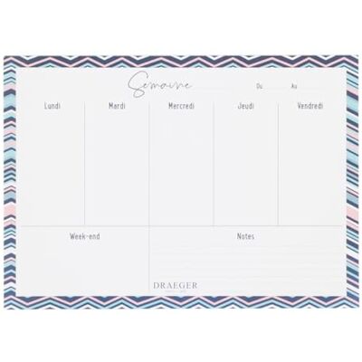 DRAEGER Paris veckoplanerare 28 x 20 cm flerfärgad organisation, vecka, planering presentidé för familj, vänner, jul DRAEGER Paris veckoplanerare 28 x 20 cm flerfärgad organisation, vecka, planering presentidé för familj, vänner, jul