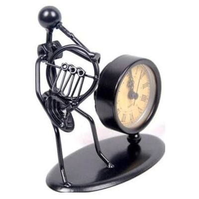 GEWA Skulptur mit Uhr Waldhorn GEWA Skulptur mit Uhr Waldhorn