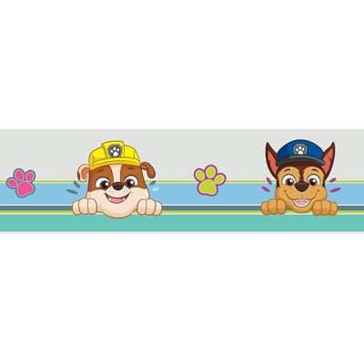 AG Design Paw Patrol Var lycklig barnrum självhäftande kant, väggklistermärken, av 500 x 14 cm AWBD 8013 AG Design Paw Patrol Var lycklig barnrum självhäftande kant, väggklistermärken, av 500 x 14 cm AWBD 8013