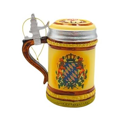 Dekohelden24 Dekohjälden24 Lauschaer Julgransprydnad – julgranskulor bullerus, glaskulor, julgranskulor, glasornament ölmugg, ölglas i beige och brun, av lauscha, L/B/H 10 x 6 x 12 cm. Dekohelden24 Dekohjälden24 Lauschaer Julgransprydnad – julgranskulor bullerus, glaskulor, julgranskulor, glasornament ölmugg, ölglas i beige och brun, av lauscha, L/B/H 10 x 6 x 12 cm.