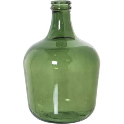 Alexandra House Living Glasgrön glasvas 25 x 25 x 38 cm Alexandra House Living Glasgrön glasvas 25 x 25 x 38 cm