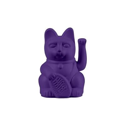 DONKEY Lucky Cat Mini Violet – Winkekatt, Maneki Neko, 9,8 cm stor DONKEY Lucky Cat Mini Violet – Winkekatt, Maneki Neko, 9,8 cm stor