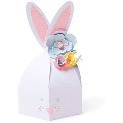 Sizzix Bigz L Die 665104-Box Bunny av Georgie Evans, Flerfärgad, En Storlek Sizzix Bigz L Die 665104-Box Bunny av Georgie Evans, Flerfärgad, En Storlek