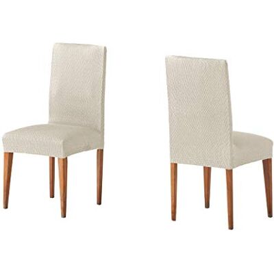 Martina Home Tunisia – stolsöverdrag, tyg, stolsskydd, elfenben, 24 x 30 x 6 cm, 2 enheter Martina Home Tunisia – stolsöverdrag, tyg, stolsskydd, elfenben, 24 x 30 x 6 cm, 2 enheter