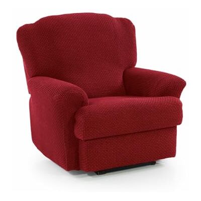 SOFASKINS ® Överdrag för vilstol, superelastisk fåtöljöverdrag, sofföverdrag med exklusiv design, andningsbar och hållbar, lätt att installera sofföverdrag, mått 70–90 cm. Röd färg SOFASKINS ® Överdrag för vilstol, superelastisk fåtöljöverdrag, sofföverdrag med exklusiv design, andningsbar och hållbar, lätt att installera sofföverdrag, mått 70–90 cm. Röd färg