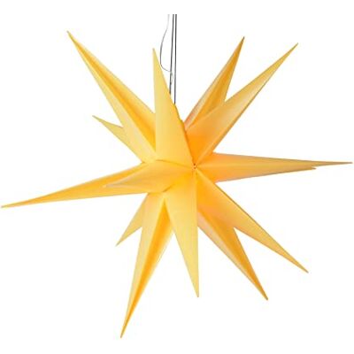 riffelmacher & weinberger christbaumschmuck-fabrik gmbh&co.kg Dekorativ stjärna, gul, 60 cm riffelmacher & weinberger christbaumschmuck-fabrik gmbh&co.kg Dekorativ stjärna, gul, 60 cm
