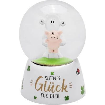 Sheepworld drömkula motiv liten lycka snökula med glitter, höjd 6,5 cm present, lyckobringare, nyårsafton 74429 Sheepworld drömkula motiv liten lycka snökula med glitter, höjd 6,5 cm present, lyckobringare, nyårsafton 74429