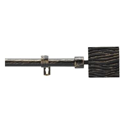 Douceur d'Intérieur , Expanderbar stång i komplett kit (120 < 210 cm) Tempo svart/guld, patina Douceur d'Intérieur , Expanderbar stång i komplett kit (120 < 210 cm) Tempo svart/guld, patina
