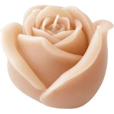 Cereria Di Giorgio Ljus hantverk rosenknopp persika färg doftfri 8 x 8 cm med presentpåse Cereria Di Giorgio Ljus hantverk rosenknopp persika färg doftfri 8 x 8 cm med presentpåse