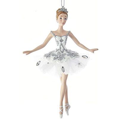 Kurt S. Adler Kurt Adler Snow Queen Ballerina Prydnad Kurt S. Adler Kurt Adler Snow Queen Ballerina Prydnad