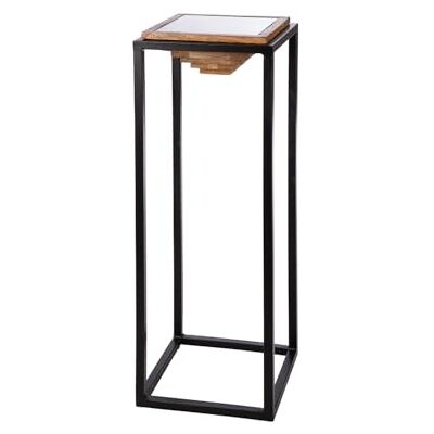 GILDE Dekorativ pelare Moorea av metall – kvadratisk – brun/svart – höjd 91 cm x bredd 30 cm – pelare GILDE Dekorativ pelare Moorea av metall – kvadratisk – brun/svart – höjd 91 cm x bredd 30 cm – pelare