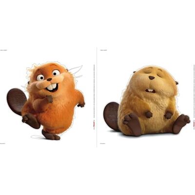 Komar Disney and Pixar Hoppers Two on a Mission – 2 ark, 30 x 30 cm – , väggtatuering, väggklistermärken, bäver, barnrum, barnrumsdekoration Komar Disney and Pixar Hoppers Two on a Mission – 2 ark, 30 x 30 cm – , väggtatuering, väggklistermärken, bäver, barnrum, barnrumsdekoration