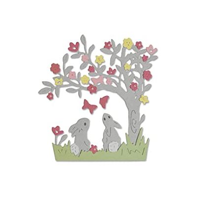 Sizzix - 663320 - Kaninscen - Utklippsmall Sizzix - 663320 - Kaninscen - Utklippsmall