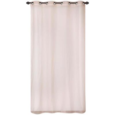 Atout Ciel Enfärgad organza-voilegardin, med öljetter 140 x 240 cm, klar att lägga, rosa Atout Ciel Enfärgad organza-voilegardin, med öljetter 140 x 240 cm, klar att lägga, rosa