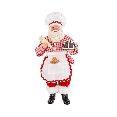 Cosy & Trendy Cosy Home Santa Claus Tygkaka, Röd/Vit, 13 x 9 x 28 cm Cosy & Trendy Cosy Home Santa Claus Tygkaka, Röd/Vit, 13 x 9 x 28 cm