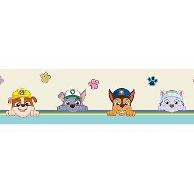 AG Design Paw Patrol Var lycklig barnrum självhäftande kant, väggklistermärken, av 500 x 14 cm AWBD 8008 AG Design Paw Patrol Var lycklig barnrum självhäftande kant, väggklistermärken, av 500 x 14 cm AWBD 8008