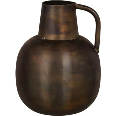 BigBuy Home Guld vas metall 15 x 15 x 20 cm BigBuy Home Guld vas metall 15 x 15 x 20 cm