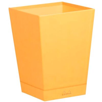 Rhodia 118820C Corbeille à Papier Orange 24x24x32 cm Piqûres Sellier Orange Extérieur Simili Cuir Collection Home Office rama Organisation de Bureau & Rangement Design Rhodia 118820C Corbeille à Papier Orange 24x24x32 cm Piqûres Sellier Orange Extérieur Simili Cuir Collection Home Office rama Organisation de Bureau & Rangement Design