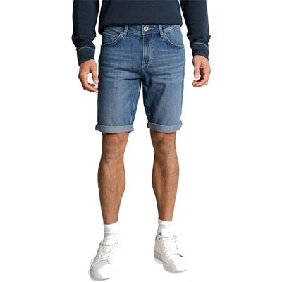 TOM TAILOR 1050031 Bermudashorts, 10152-Mid Stone Ljus Blå Denim, 36 Herr TOM TAILOR 1050031 Bermudashorts, 10152-Mid Stone Ljus Blå Denim, 36 Herr