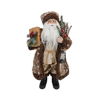 Cosy & Trendy Cosy Home Polyester Jultomtefigur, Brun, 31X19XH47 Cm Cosy & Trendy Cosy Home Polyester Jultomtefigur, Brun, 31X19XH47 Cm
