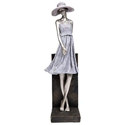 Maturi flicka i sommar klänning figur, gåva, heminredning, 36 cm / 14,1 tum Maturi flicka i sommar klänning figur, gåva, heminredning, 36 cm / 14,1 tum