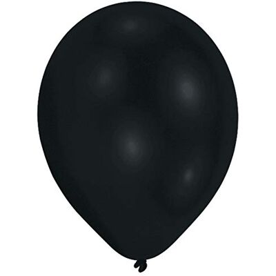 amscan 9904922 25 latexballonger, svart amscan 9904922 25 latexballonger, svart