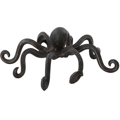Deco 79 metall bläckfisk dekorativ skulptur heminredning staty med långa tentakler och sugningar detaljer, accentfigur 30,5 cm x 22,88 cm x 10,16 cm, svart Deco 79 metall bläckfisk dekorativ skulptur heminredning staty med långa tentakler och sugningar detaljer, accentfigur 30,5 cm x 22,88 cm x 10,16 cm, svart