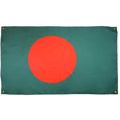 AZ FLAG Flagga Bangladesh 150x90 cm Bangladeshisk Lätt Polyester 4 Öljetter Inomhusbruk dekorativ flagga বাংলাদেশ dubbelsydda sömmar och förstärkta kanter med metallöljetter AZ FLAG Flagga Bangladesh 150x90 cm Bangladeshisk Lätt Polyester 4 Öljetter Inomhusbruk dekorativ flagga বাংলাদেশ dubbelsydda sömmar och förstärkta kanter med metallöljetter