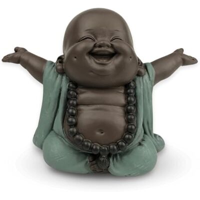 Zen Light Boudha Skratta Välkommen lyckoamulett Zen och Feng Shui-dekoration för att skapa en avkopplande och andlig atmosfär presentidé bredd: 6 cm färg: Grön och brun Zen'Light Zen Light Boudha Skratta Välkommen lyckoamulett Zen och Feng Shui-dekoration för att skapa en avkopplande och andlig atmosfär presentidé bredd: 6 cm färg: Grön och brun Zen'Light