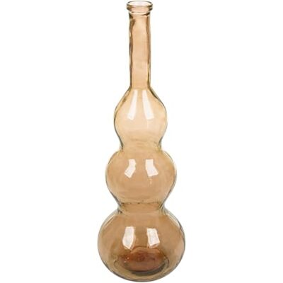GILDE Vas Balleros av glas – bukig form – brun – höjd 100 cm x Ø 33 cm – dekorativ vas GILDE Vas Balleros av glas – bukig form – brun – höjd 100 cm x Ø 33 cm – dekorativ vas